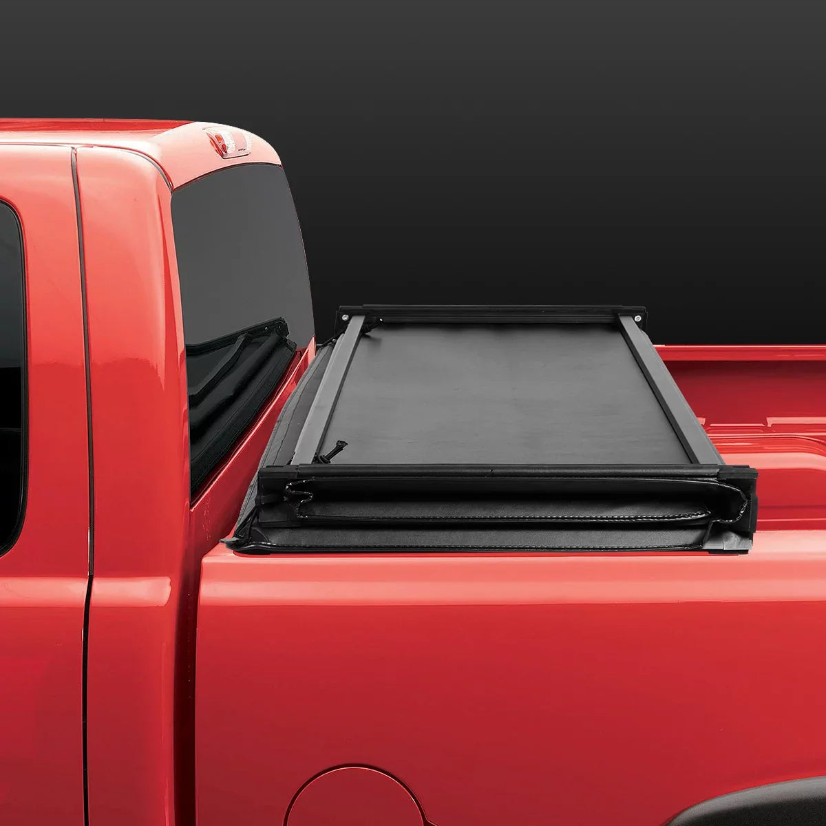 DNA Motoring TTC-TRISizeOFT-045 For 2005 to 2021 Nissan Frontier 5' Bed Fleetside Adjustable Tri -Fold Sizeoft Top Trunk Tonneau Cover