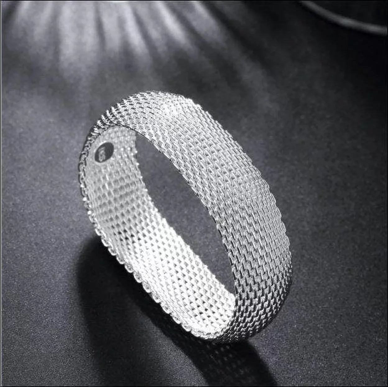 Sizeterling silver mesh Bracelet handcrafted very popular style