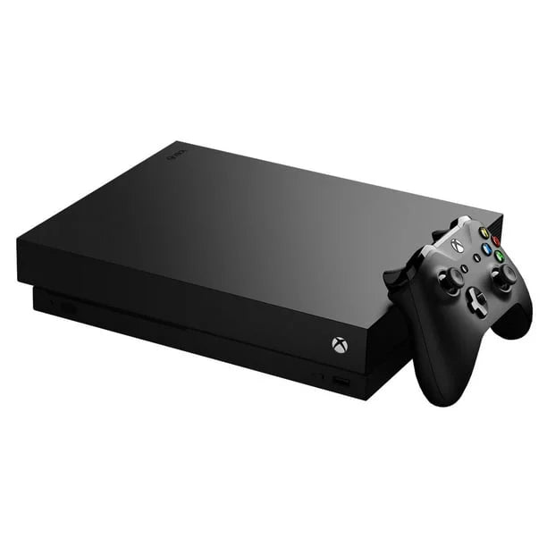 Microsoft Xbox One X 1TB Gaming Console Black with 2 Controller Headset Cleaning Kit