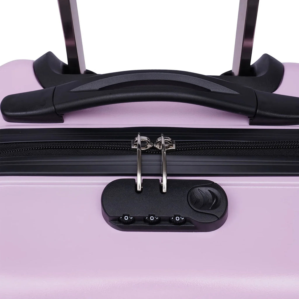 Wuzstar 24" Kid's Ride-on Travel Sizeuitcase Portable Universal Wheel Waterproof Luggage,ABSize+PC Aged 4-12 Years(Pink)