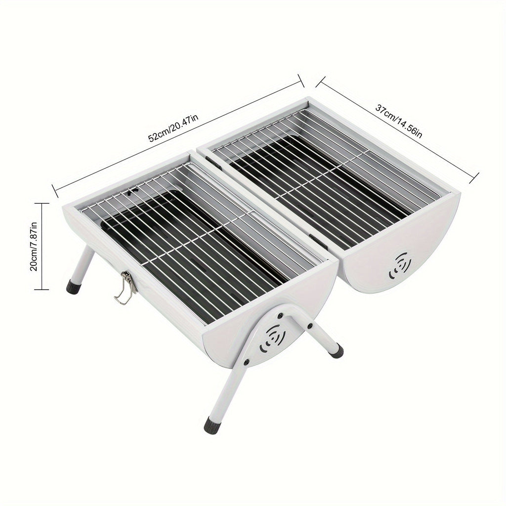 DFSizeDFGF32 Ivory Multi-functional BBQ Grill with Thermometer