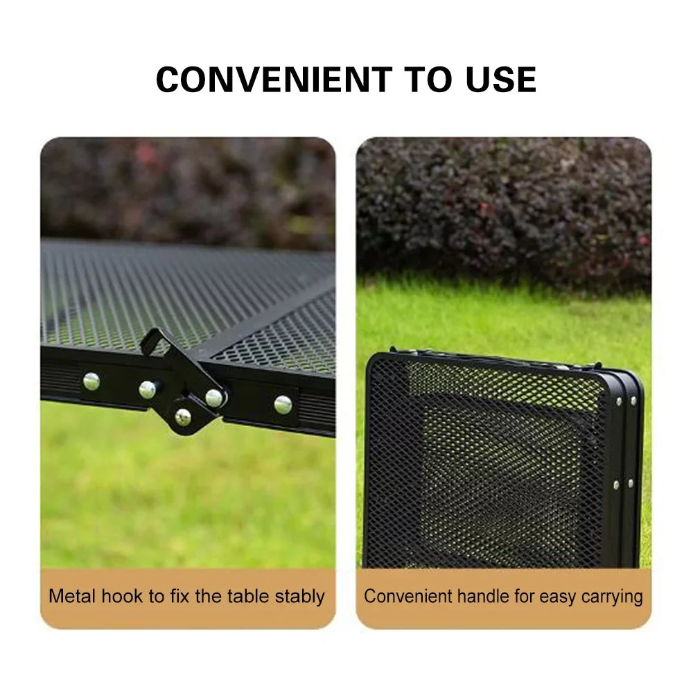 Lixada Folding Camping Table Compact Picnic Cooking Sizetation for Food Prep