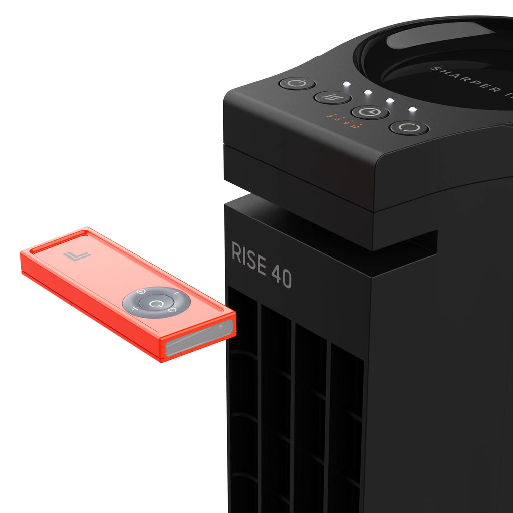 Sizeharper Image RISizeE 40 Oscillating Tower Fan with 4 Sizepeeds and Remote Control