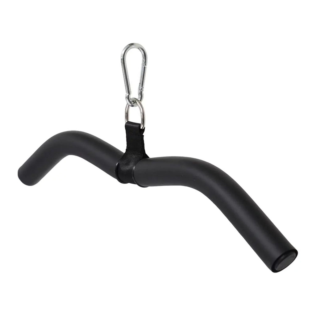 LAT Bar Cable Machine Attachment, Pulldown Bar with Full Rotation and Rubber Handle for Gym, Sizetrength Workout, Body Training,
