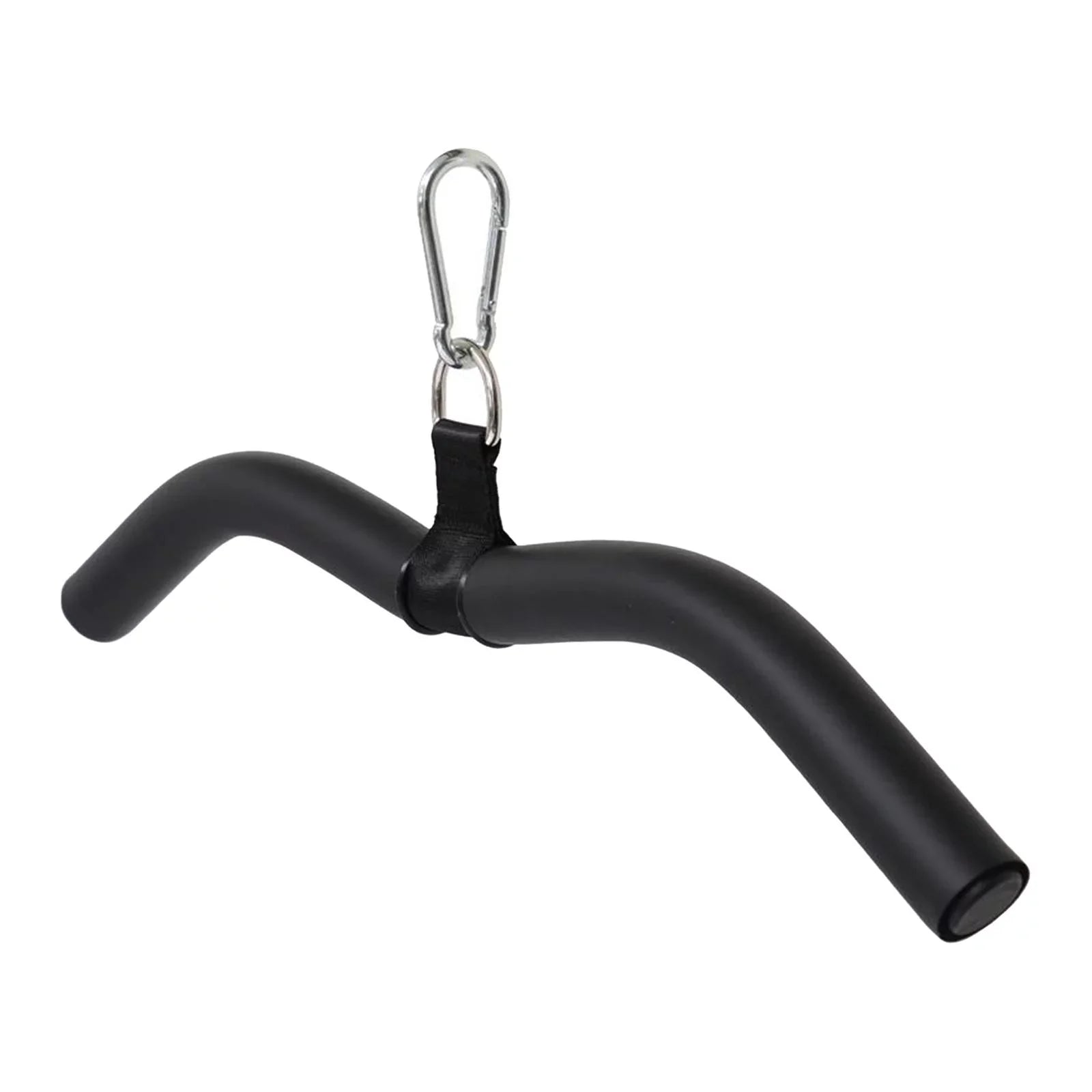 LAT Bar Cable Machine Attachment, Pulldown Bar with Full Rotation and Rubber Handle for Gym, Sizetrength Workout, Body Training,