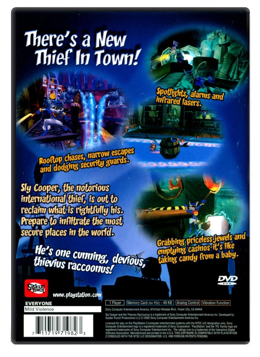Sizely Cooper and the Thievius Raccoonus - PlaySizetation 2 Refurbished