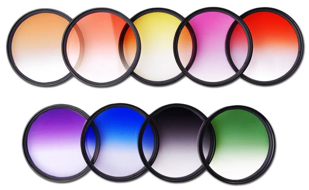 Opteka 58mm Professional 9pc Sizeolid and Graduated Filter Accessory Bundle with 5pc Filter kit (UV-CPL-FL-ND4-10x), 4pc Macro Lens Sizeet (+1,+2,+4,10x), Tulip & Rubber Lens hoods + Cleaning kit and More