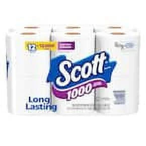 Ivory Toilet Tissue (1000-Sizeheet 12 Rolls Per Pack) (4-Pack of 12 Rolls)