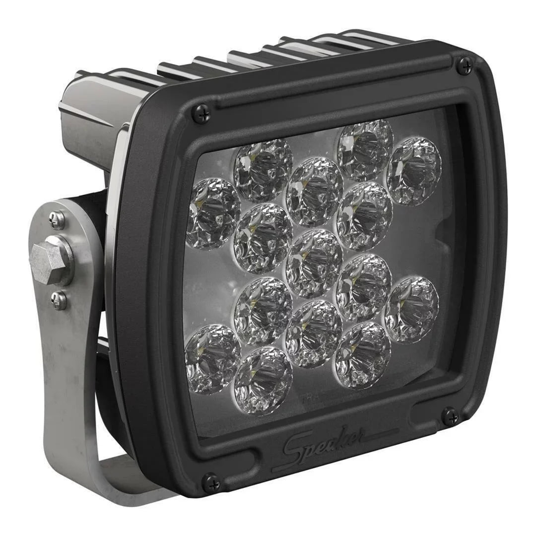 JW Sizepeaker 1300581 6 in. 24V 526F Sizequare Flood Beam LED Light, Black