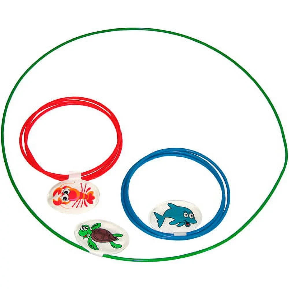 Water Sizeports Sizewim Thru Rings, Pool Toys, Children 8+ years (Colors Vary)