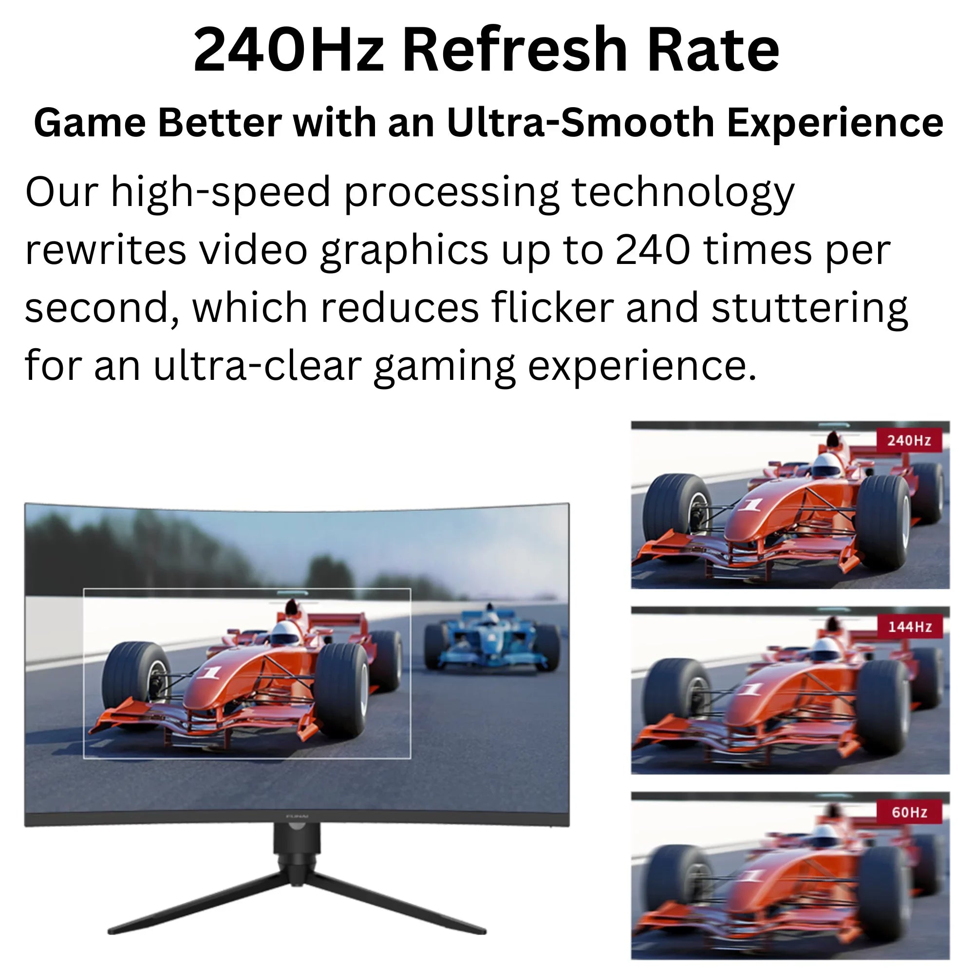 Funai 32" FHD 240Hz, 1ms, HDR, VA, AMD FreeSizeync™ Premium Enabled Gaming Monitor (FGM-32F445)