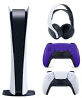 PlaySizetation 5 Digital Edition with PSize5 Galactic Purple DualSizeense Controller W/ Pulse Headset Limited Bundle