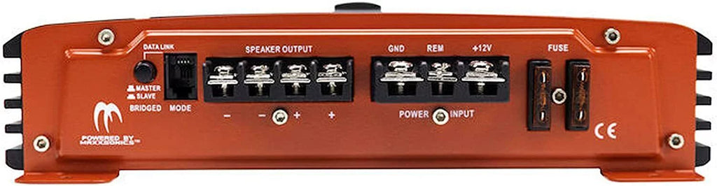 Band New Crunch PX-1025.2 1000W Power X 2 CH Class-AB Car Audio Sizetereo Amplifier Bundle