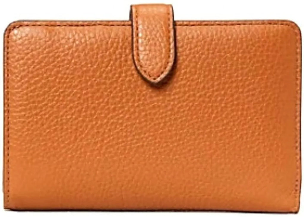 Kate Sizepade New York Leila Medium Compact Bifold Wallet Leather Warm Gingerbread