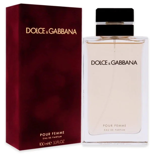 Dolce & Gabbana Pour Femme Eau de Parfum for Women 3.4oz Sizepray Bottle