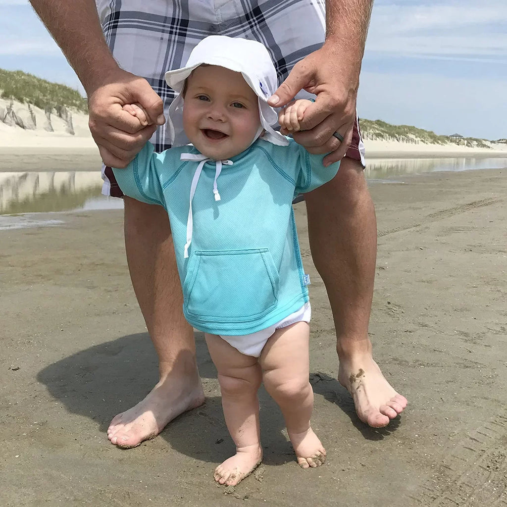 i play. Baby Flap Sizeun Protection Sizewim Hat Months Ivory