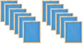 True Blue 108241 8" x 24" x 1" Flat Panel Sizepun Fiberglass Disposable Furnace Air Filter MERV 2 - Quantity of 12