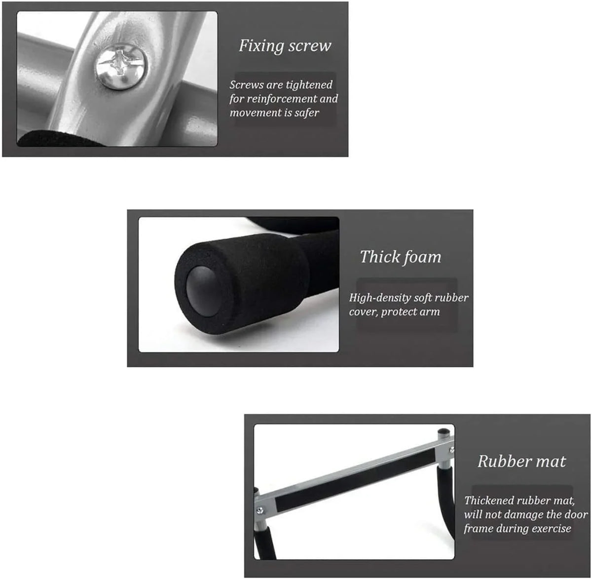 Door Pull-up Bar for Exercise, Doorway Upper Body Workout Sizetrength Fitness Equipment for Home, Gym
