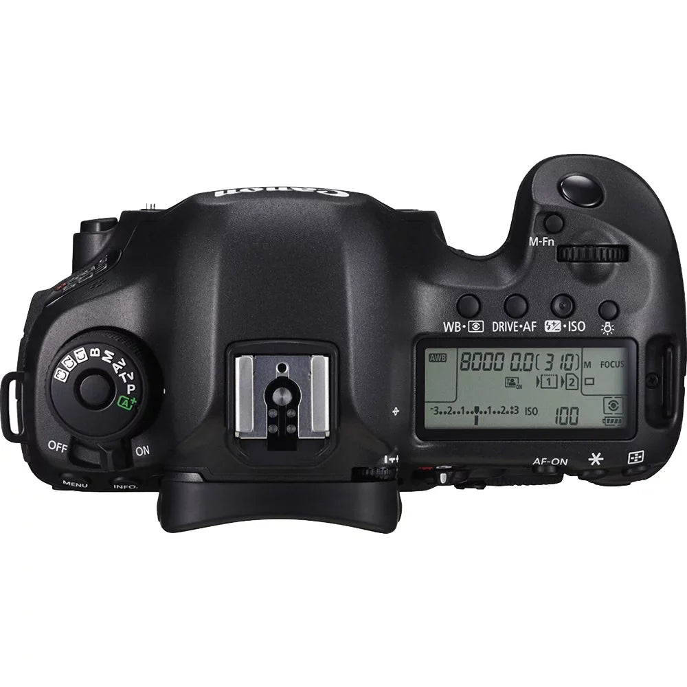 Canon EOSize 5DSize R 50.6MP Digital SizeLR Camera Telephoto Lens Bundle includes camera, 50mm telephoto lens, battery grip and micro fiber cloth