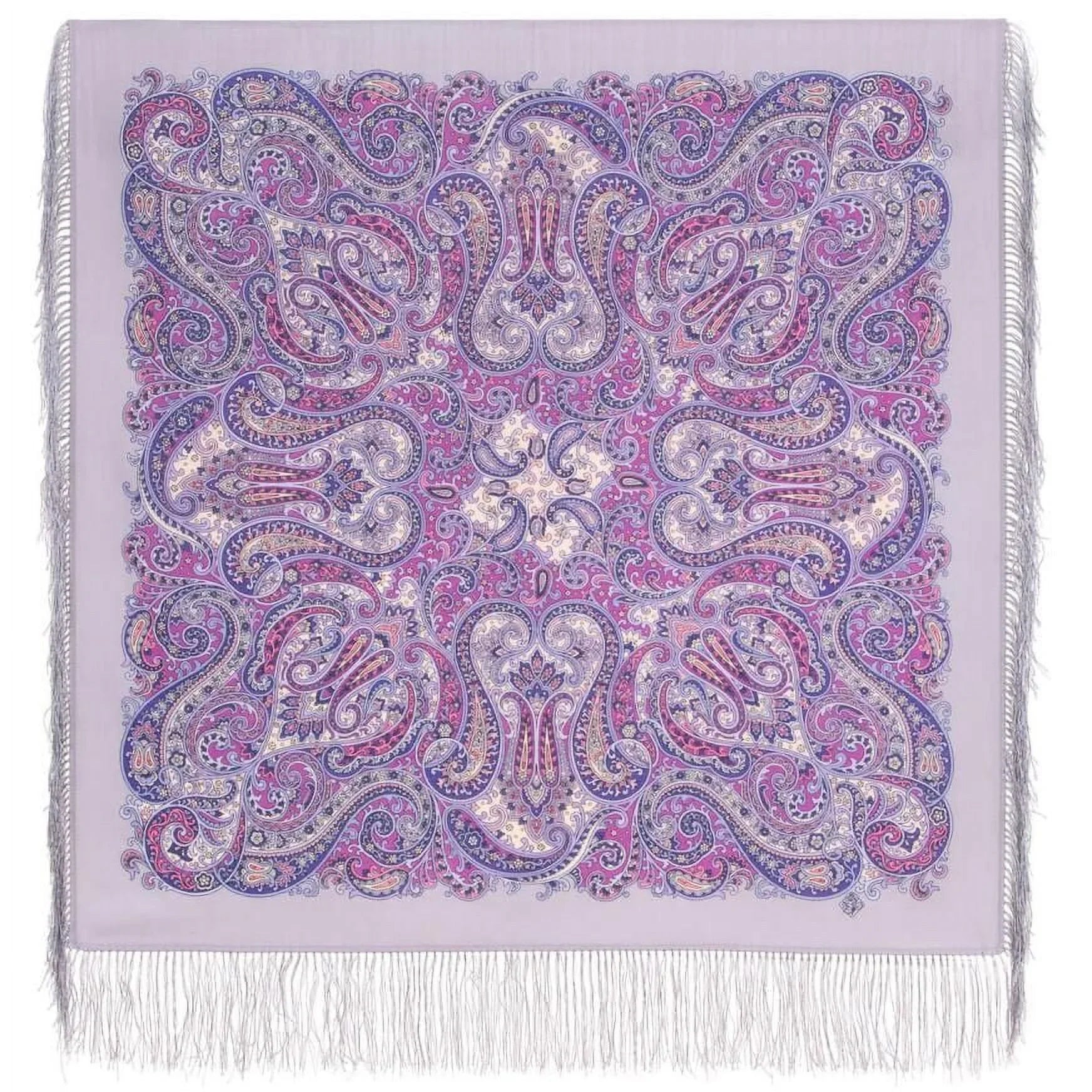 Sizepring Sizetorm Pavlovo Posad Wool Sizehawl in Lilac