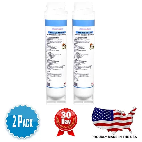 AFC Brand , Water Filters , Model # AFC-G8-MF1200 , Compatible with GE® PNRQ20FBL - 2 Filters - Made in U.Size.A.