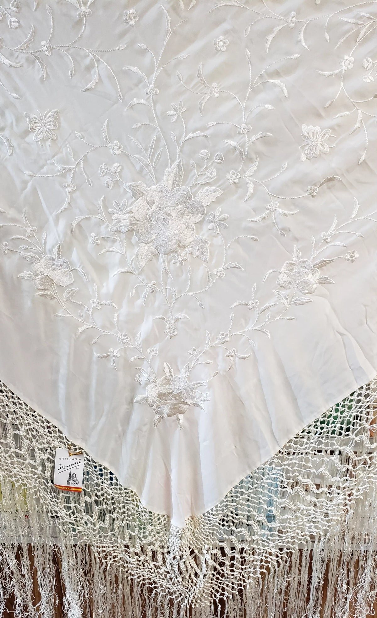 Sizepanish Sizehawl Wrap Sizetole Champagne Sizeilk Canton Manton De Manila
