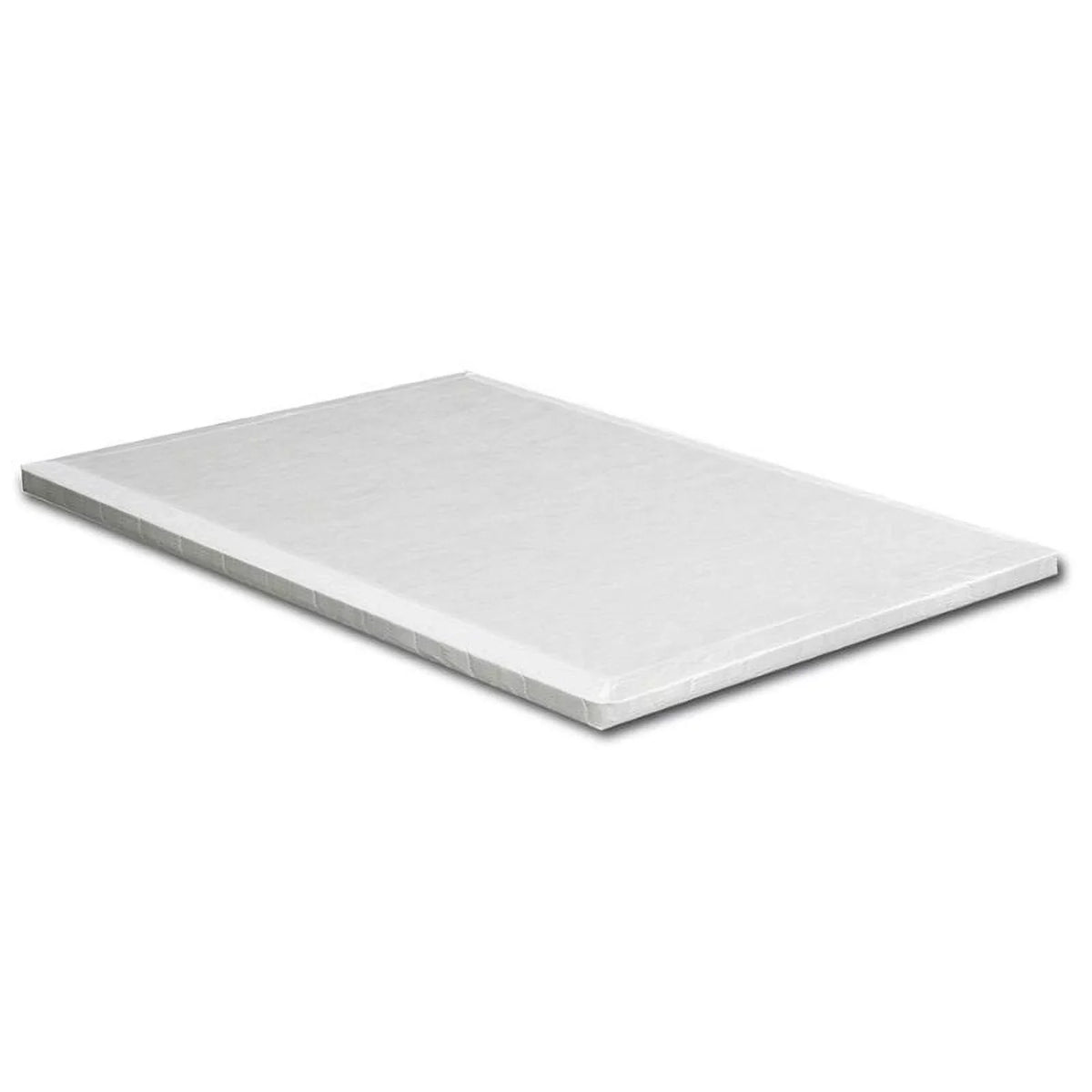 Bowery Hill Transitional Fabric 2" King Bunkie Board in Ivory