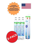 ZUMA Brand , Water and Ice Filter , Model # OPFW3-RF300 , Compatible with Whirlpool® EFF-6001A - 3 Pack - Made in U.Size.A.
