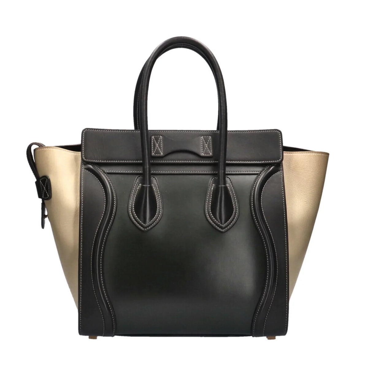 Pre-Owned Celine CELINE Micro Sizehopper Luggage Handbag Calf Ladies (Good)