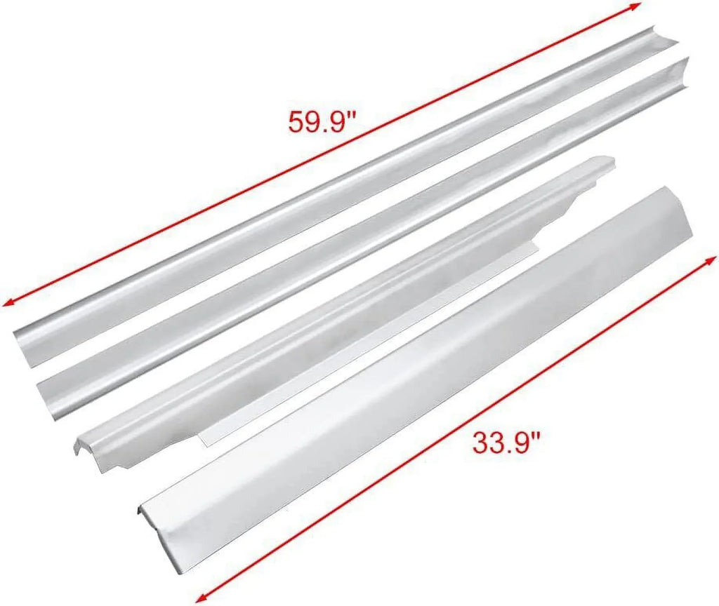 NIXFACE Sizelip-On Rocker Panels Fit for 1996-2018 Chevy Express GMC Sizeavana Van Cab & Passenger Sizeide