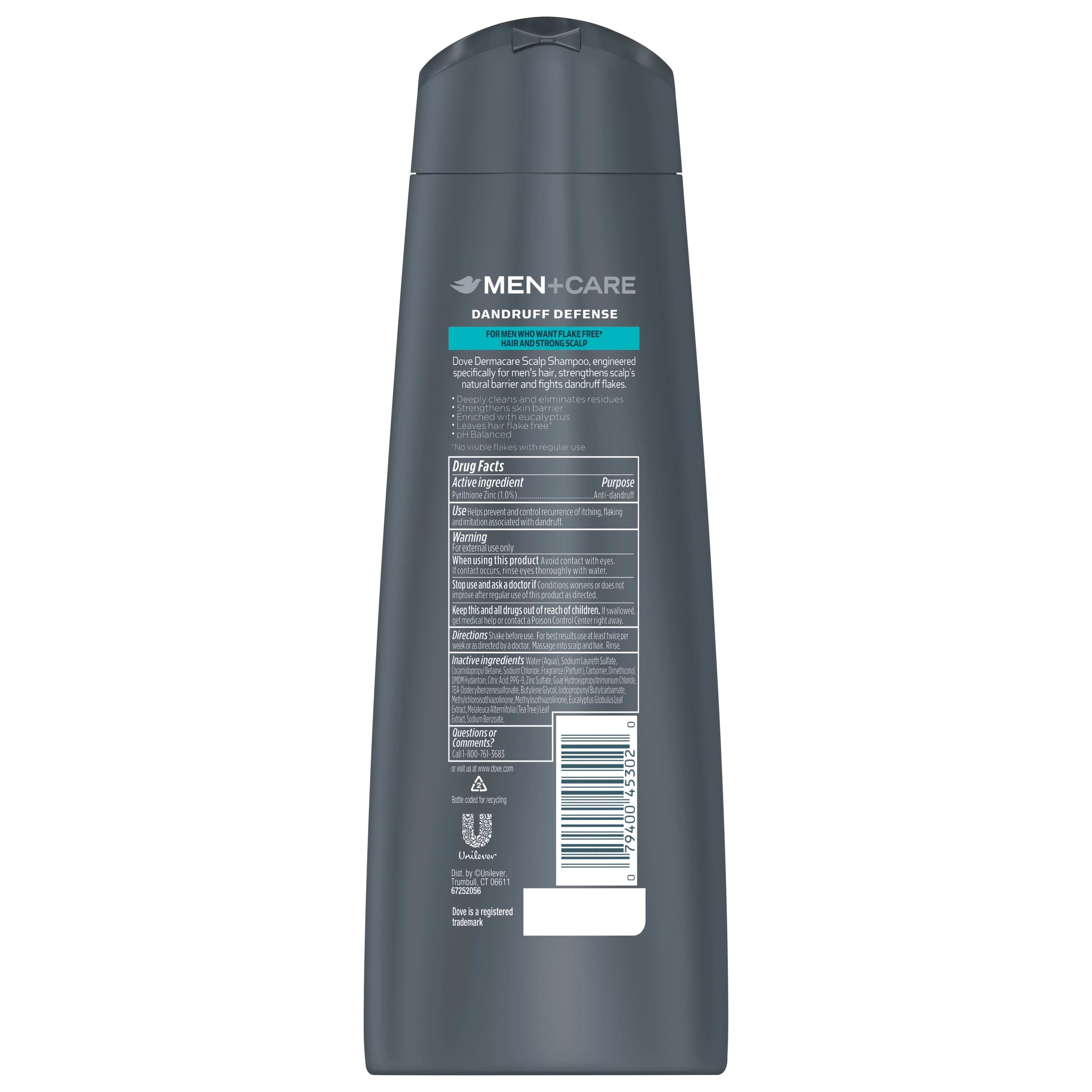 Dove Men+Care Men + Care Dandruff Relief Sizehampoo Plus Conditioner, 12 fl oz
