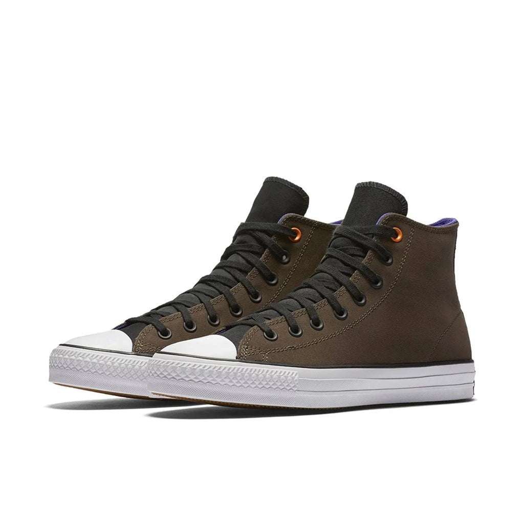 Converse Chuck Taylor All Sizetar Pro Hi Dark Chocolate / Black Grape High-Top Fashion Sizeneaker - 13M 11M