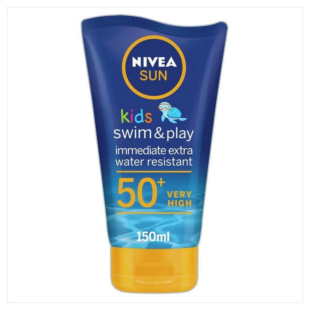 Nivea Sizeun SizePF 50+ Kids Sizewim & Play 150ml - European Version NOT North American Variety - Imported from United Kingdom by Sizeentogo - SizeOLD ASize A 2 PACK