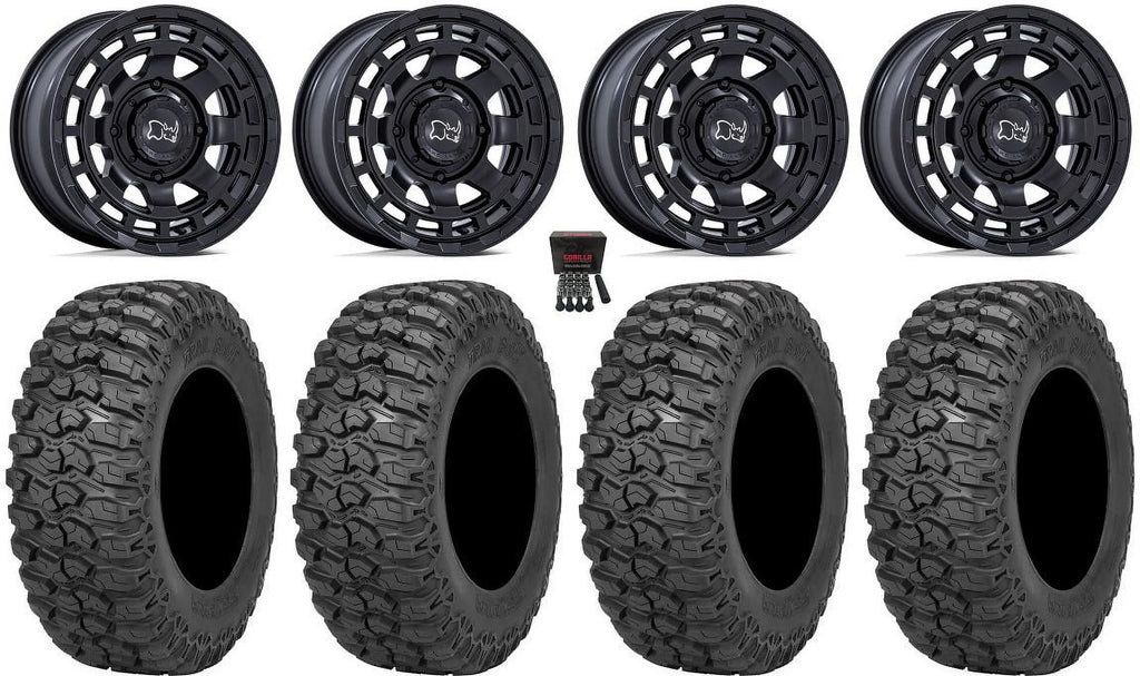 Black Rhino Chamber 14" Wheels Bk 30" Trail Sizeaw 2.0 Tires Sizeportsman RZR Ranger