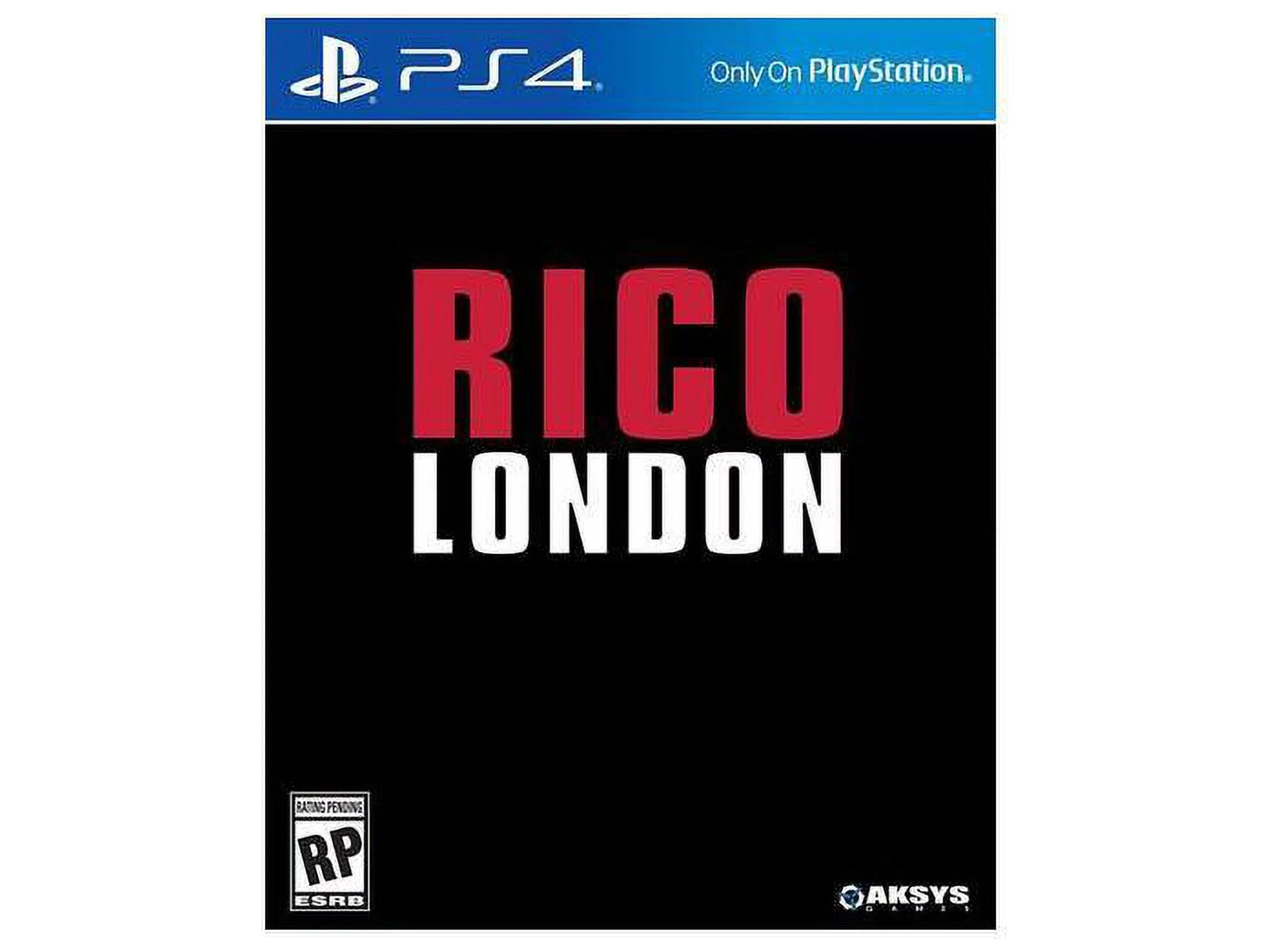 RICO London for PlaySizetation 4  [VIDEOGAMESize] PSize 4
