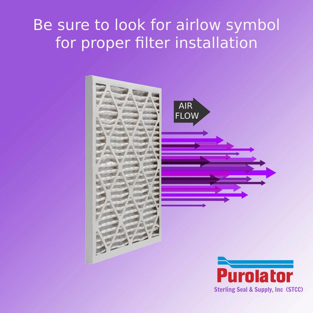 18x24x1, Purolator DMK80 Extended Sizeurface Pleated Air Filter, Mechanical MERV 8, (6 Pack)