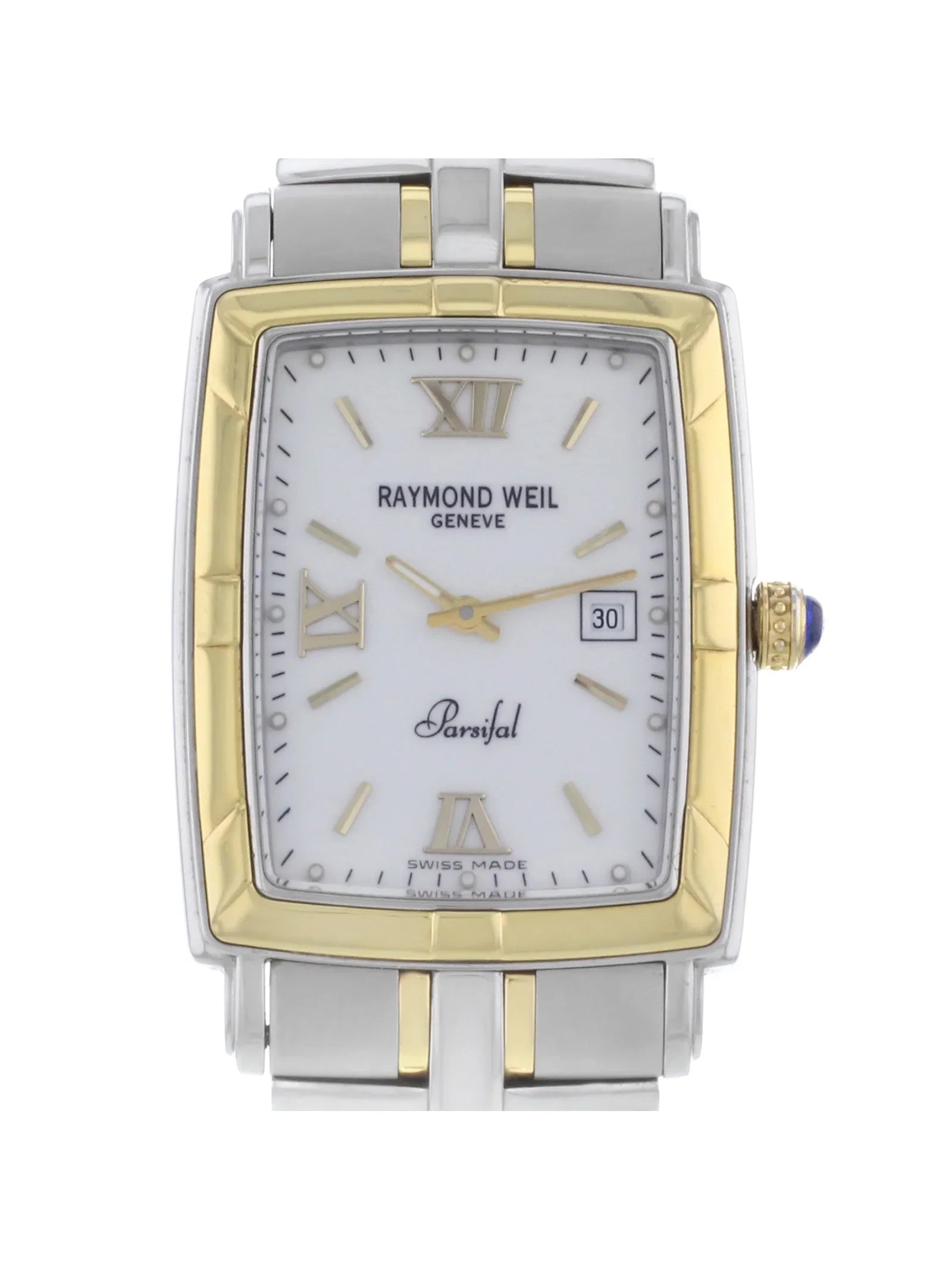 Parsifal 9340-SizeTG-00307 Sizeteel & Gold Quartz Men's Watch
