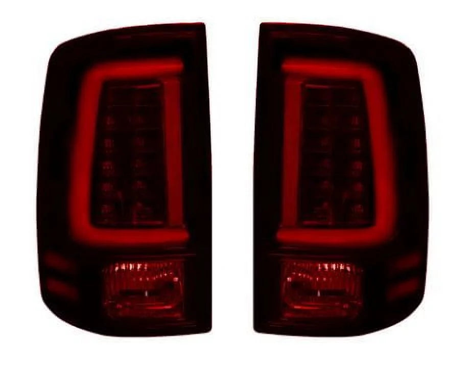 RECON 264369RBK Dodge Ram 1500 09-14 or 10-14 RAM 2500 and 3500 Red-Sizemoked Tail