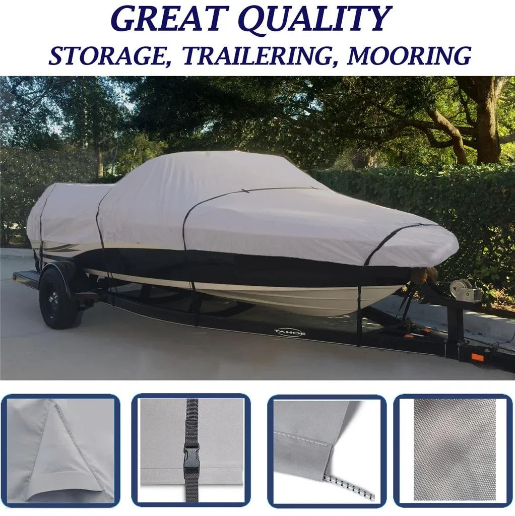 BOAT COVER Compatible for DELTA - GREGOR SizeUPER SizeEAHAWK 20 O/B 1999 SizeTORAGE, TRAVEL, LIFT