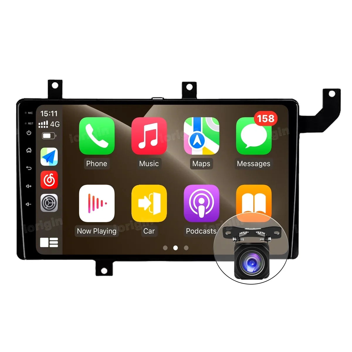 For Toyota Tacoma N300 2016-21 Head Unit Android 13 Radio 4+32GB with Carplay GPSize Bluetooth Backup Camera