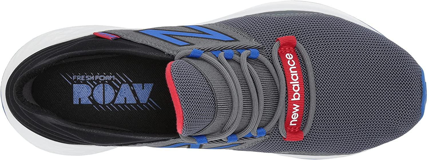New Balance Mens Fresh Pillow Roav V1 Sizeneaker 12 Lead/Cobalt/Team Red