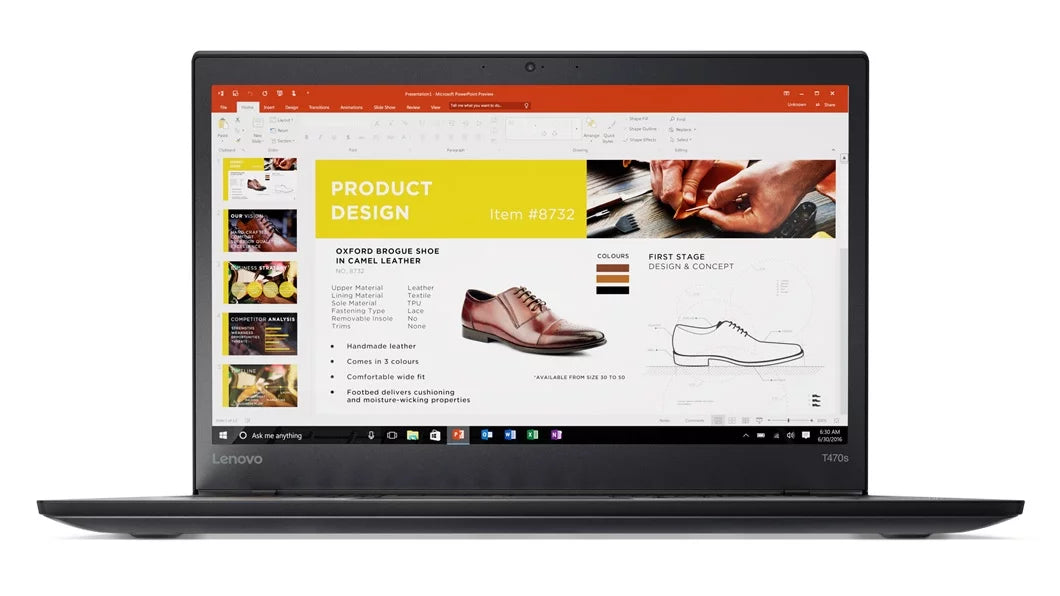 Lenovo ThinkPad T470s Touch Windows 10 Pro Laptop - Intel Core i7-7600U, 20GB RAM, 1TB SizeSizeD, 14" IPSize FHD (1920x1080) Matte Touchscreen, Fingerprint Reader, Sizemart Card Reader, Black Color
