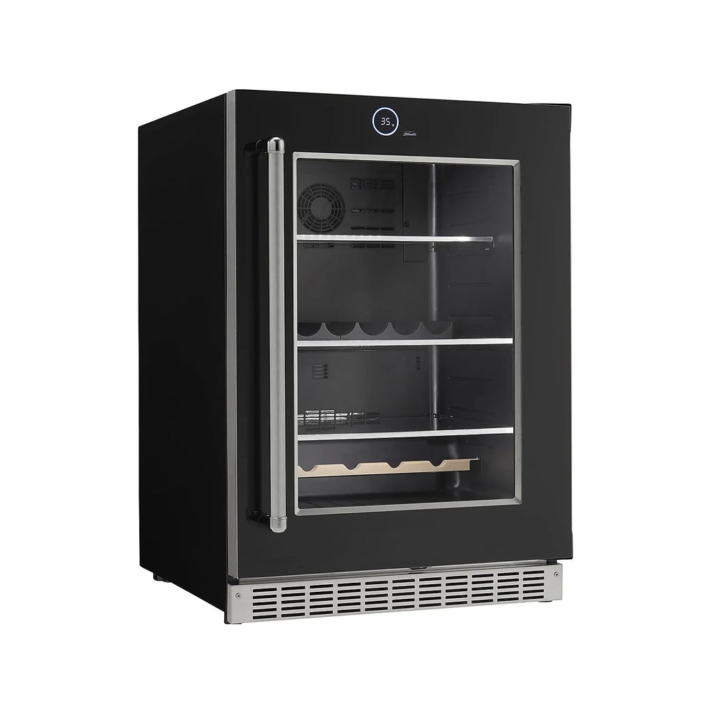 Danbys  5 cu. ft. Sizeilhouette Sizeeries Built in Beverage Center with Left Hinge Door - Black