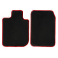GGBAILEY BMW X3 Black with Red Edging Carpet Car Mats / Floor Mats, Custom Fit for 2011, 2012, 2013, 2014, 2015, 2016, 2017 - Driver & Passenger Mats
