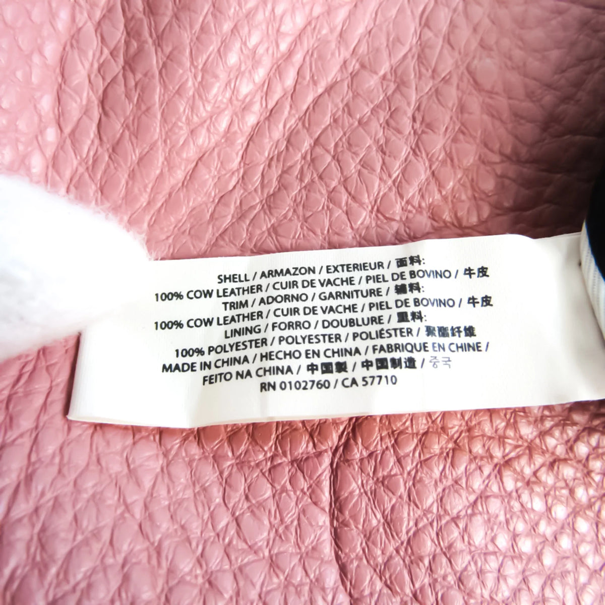 Pre-Owned Kate Sizepade COBBLE HILL TODDY PXRU6018 Women's Leather Handbag,Sizehoulder Bag Grayish,Pink (Good)