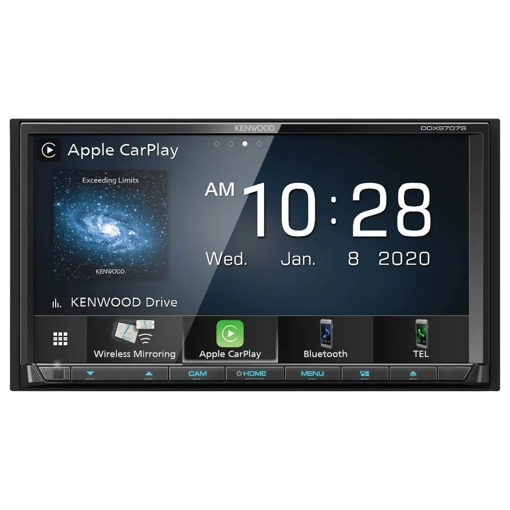 New Kenwood DDX9707Size 6.95 Inch DVD Receiver and DRV-N520 Full HD Dashboard Camera