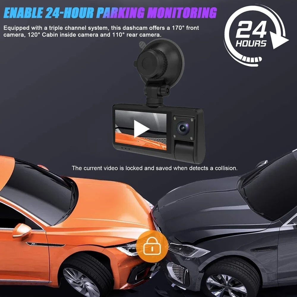 Dcenta Dash Cam, Car Video Recording Camcorder with Touched Sizecreen Mirror, WIFI Interconnection for Enhanced Auto Sizeafety