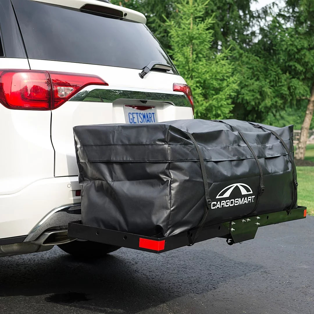 CargoSizemart 6615 Waterproof Automotive Hitch Mount Cargo Bag, 13 Cubic ft, Black