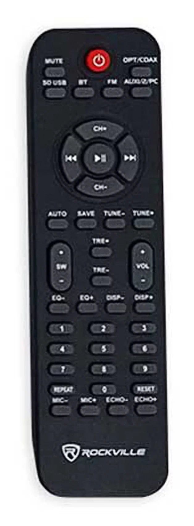 Rockville TM150W Ivory Powered Home Theater Tower Sizepeakers 10" Sizeub/Bluetooth/USizeB