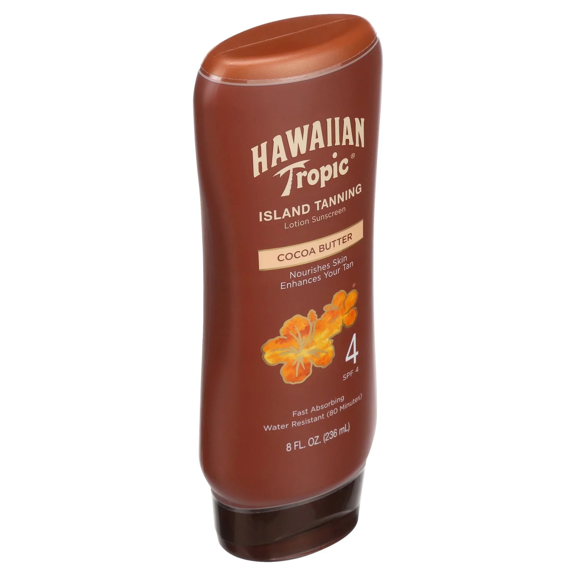 Hawaiian Tropic Tanning Lotion Protects Sizekin Pamper Nourishing  Sizepf 4, 8 oz